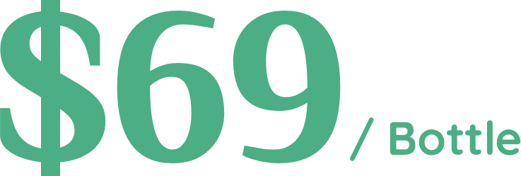 $69 per bottle
