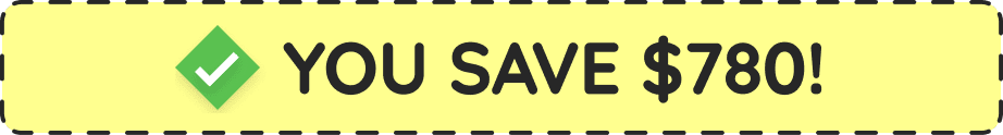 You save $780
